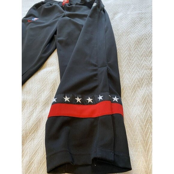 Nike NBA 76ers Sixers Joggers Sweatpants Black Athleisure Basketball Tear Away - Picture 10 of 16